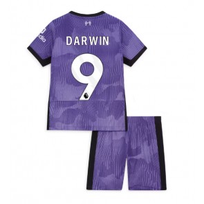 Liverpool Darwin Nunez #9 Replika Babytøj Tredje sæt Børn 2023-24 Kortærmet (+ Korte bukser)